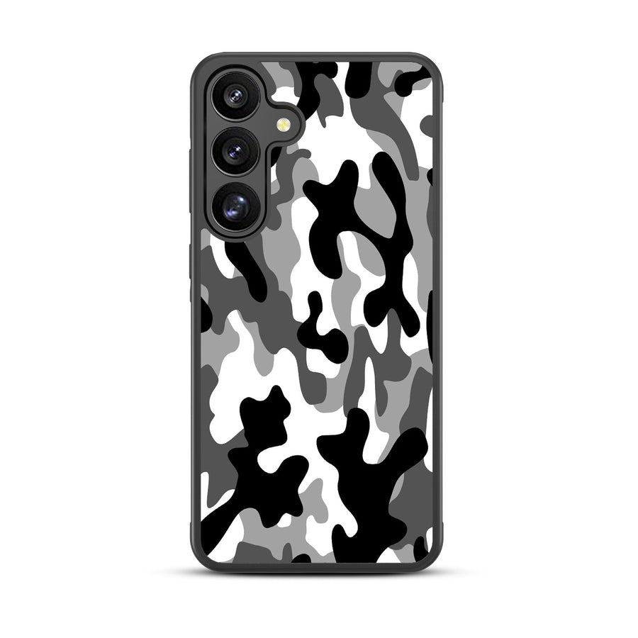 MyBat Design Lab Series Case for Samsung Galaxy S25 Plus - Black & White Camouflage