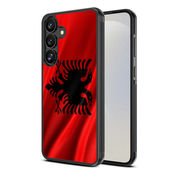 MyBat Design Lab Series Case for Samsung Galaxy S25 Plus - Albania Flag - MSS25PCSLESM140-2.jpg