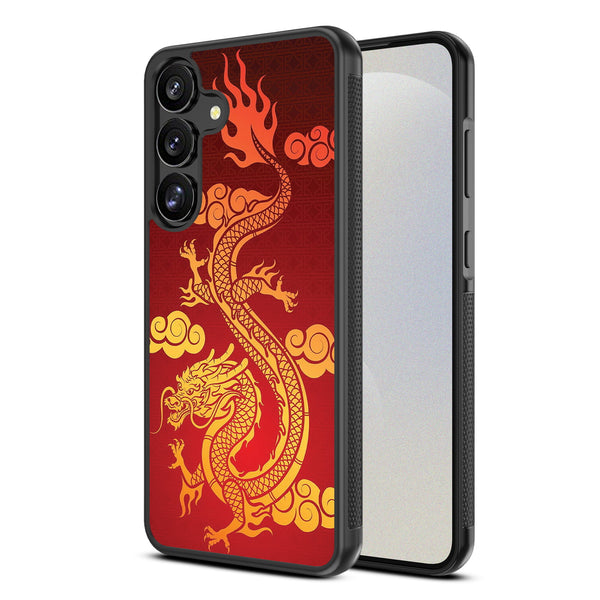 MyBat Design Lab Series Case for Samsung Galaxy S25 Plus - Golden Dragon - MSS25PCSLESM213-2.jpg