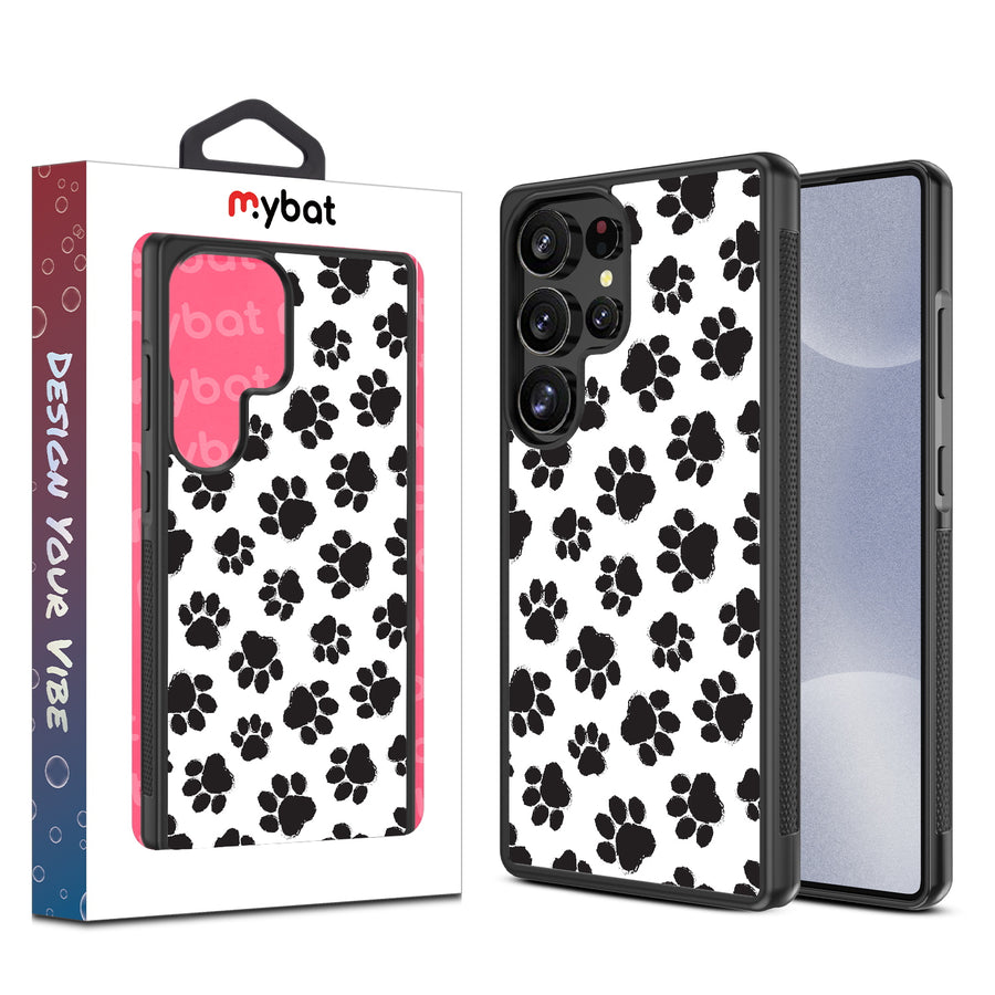 MyBat Design Lab Series Case for Samsung Galaxy S25 Ultra - Black Paw Prints - MSS25UCSLESM002-1.jpg