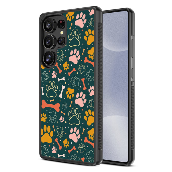MyBat Design Lab Series Case for Samsung Galaxy S25 Ultra - Paw Prints & Bones - MSS25UCSLESM003-2.jpg
