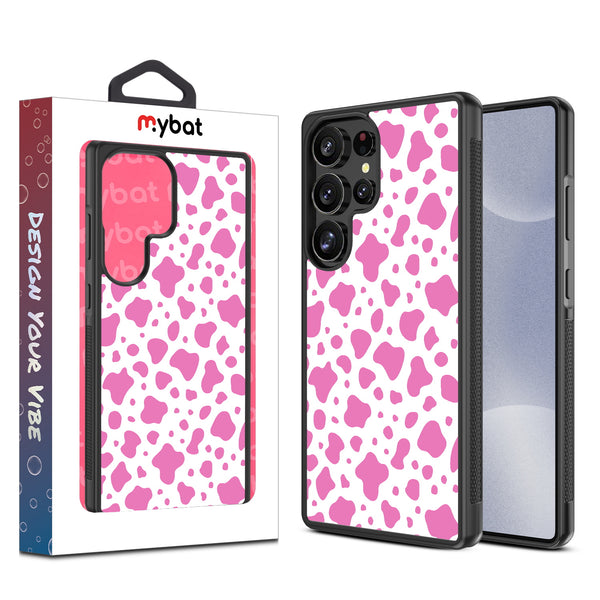 MyBat Design Lab Series Case for Samsung Galaxy S25 Ultra - Pink Cow Print - MSS25UCSLESM015-1.jpg