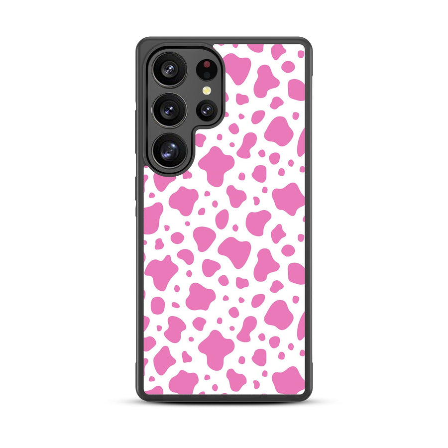 MyBat Design Lab Series Case for Samsung Galaxy S25 Ultra - Pink Cow Print