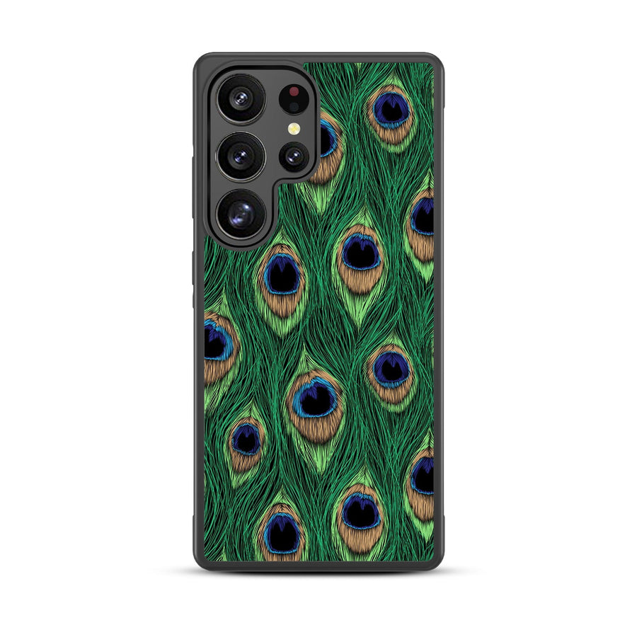 MyBat Design Lab Series Case for Samsung Galaxy S25 Ultra - Peacock Feathers