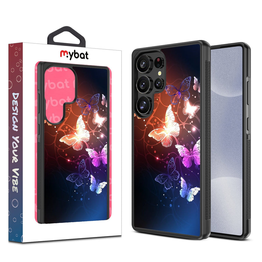MyBat Design Lab Series Case for Samsung Galaxy S25 Ultra - Neon Butterflies