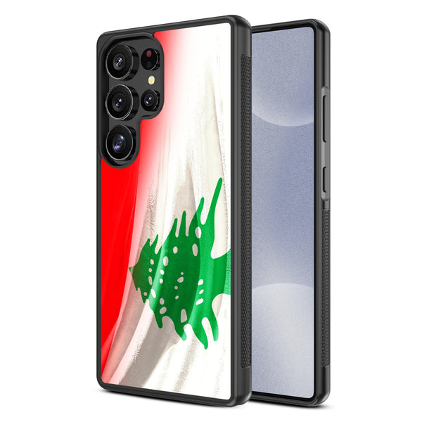 MyBat Design Lab Series Case for Samsung Galaxy S25 Ultra - Lebanese Flag - MSS25UCSLESM033-2.jpg