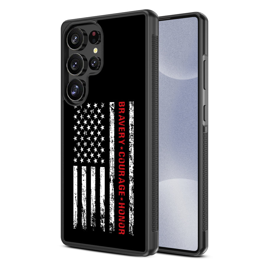 MyBat Design Lab Series Case for Samsung Galaxy S25 Ultra - Firefighter Flag - MSS25UCSLESM041-2.jpg