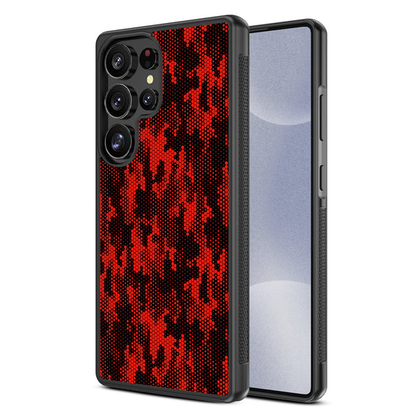 MyBat Design Lab Series Case for Samsung Galaxy S25 Ultra - Red Digital Camouflage - MSS25UCSLESM086-2.jpg
