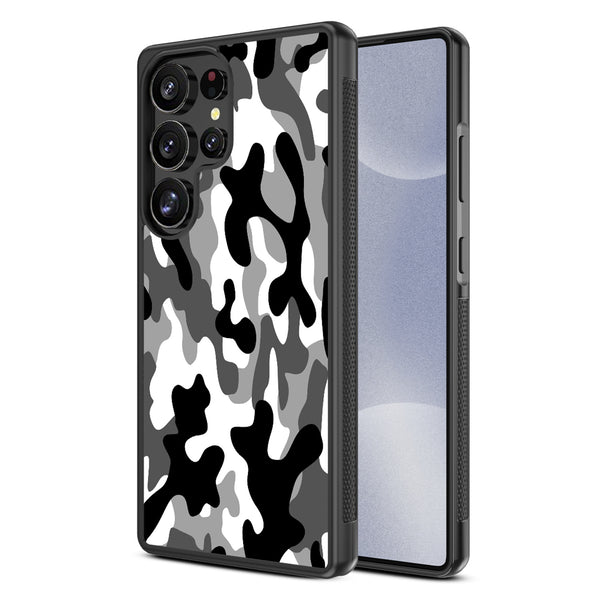 MyBat Design Lab Series Case for Samsung Galaxy S25 Ultra - Black & White Camouflage - MSS25UCSLESM122-2.jpg