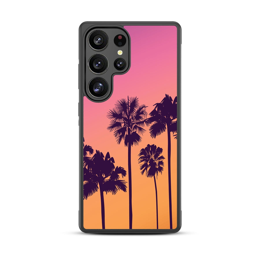 MyBat Design Lab Series Case for Samsung Galaxy S25 Ultra - Palm Tree Sunset