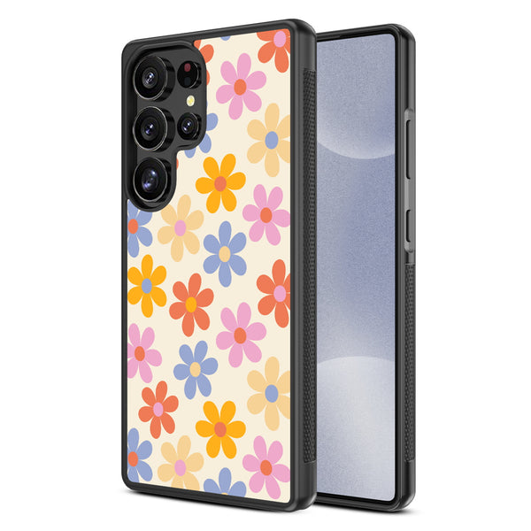 MyBat Design Lab Series Case for Samsung Galaxy S25 Ultra - Retro Daisies - MSS25UCSLESM137-2.jpg
