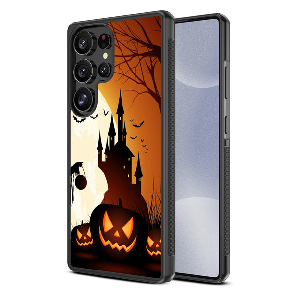 MyBat Design Lab Series Case for Samsung Galaxy S25 Ultra - Spooky Pumpkin Patch - MSS25UCSLESM163-2.jpg