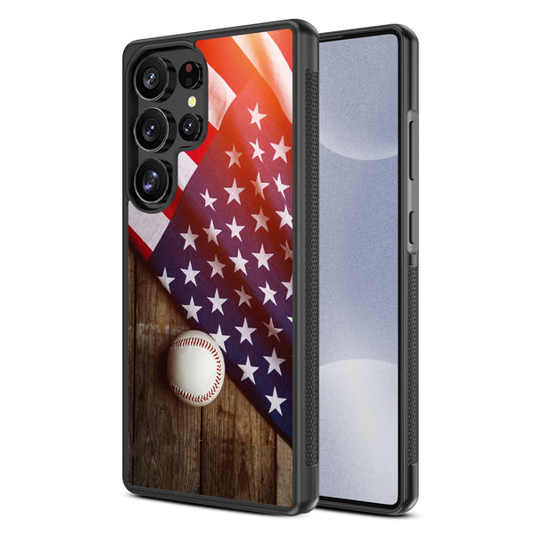MyBat Design Lab Series Case for Samsung Galaxy S25 Ultra - Patriotic Pitch - MSS25UCSLESM172-2.jpg