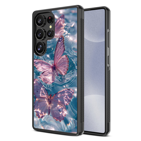 MyBat Design Lab Series Case for Samsung Galaxy S25 Ultra - Floating Butterflies - MSS25UCSLESM180-2.jpg