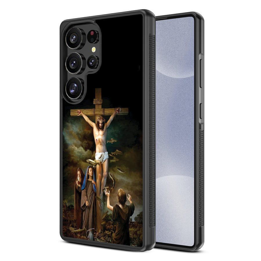 MyBat Design Lab Series Case for Samsung Galaxy S25 Ultra - Jesus on the Cross - MSS25UCSLESM197-2.jpg