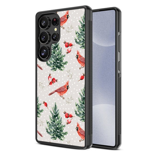MyBat Design Lab Series Case for Samsung Galaxy S25 Ultra - Winter Cardinals - MSS25UCSLESM298-2.jpg