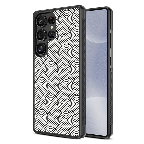 MyBat Design Lab Series Case for Samsung Galaxy S25 Ultra - Hearts Aligned - MSS25UCSLESM331-2.jpg