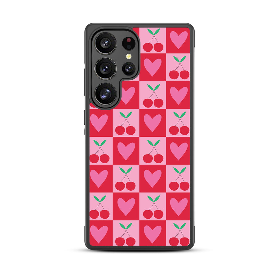 MyBat Design Lab Series Case for Samsung Galaxy S25 Ultra - Cherry Hearts - MSS25UCSLESM334-3.jpg