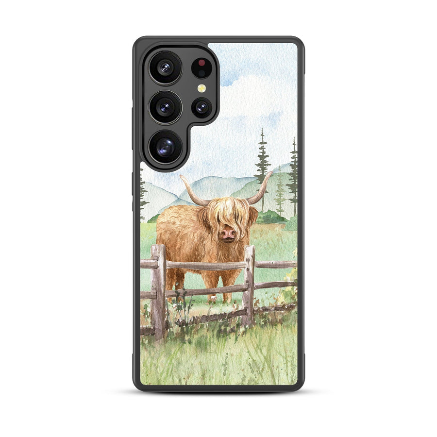 MyBat Design Lab Series Case for Samsung Galaxy S25 Ultra - Highland Cow
