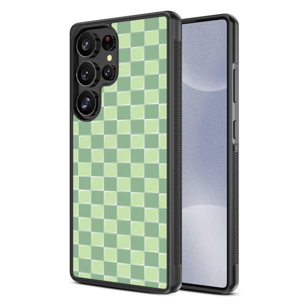 MyBat Design Lab Series Case for Samsung Galaxy S25 Ultra - Matcha Check - MSS25UCSLESM482-2.jpg