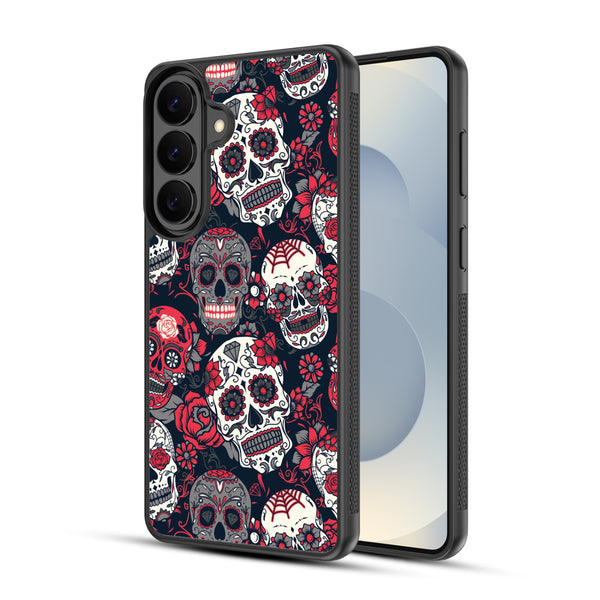 MyBat Design Lab Series Case for Samsung Galaxy S26 - Sugar Rose Skulls - MSS26CSLESM418-2.jpg