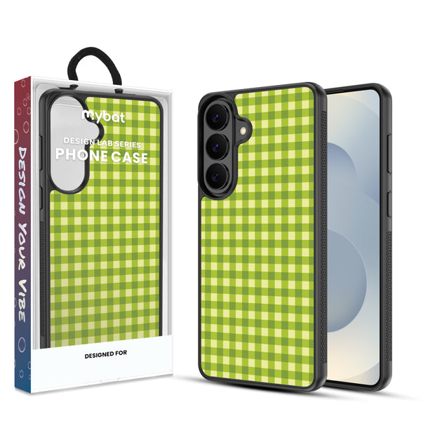 MyBat Design Lab Series Case for Samsung Galaxy S26 - Green Gingham - MSS26CSLESM476-1.jpg