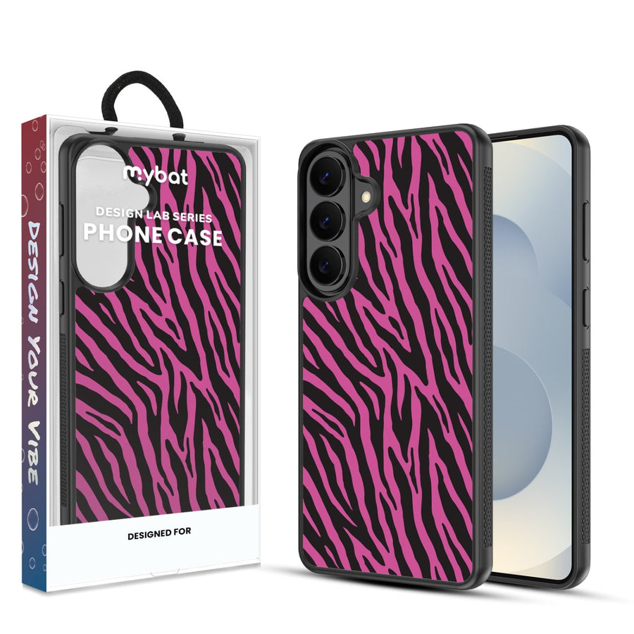 MyBat Design Lab Series Case for Samsung Galaxy S26 Plus - Pink Zebra Print