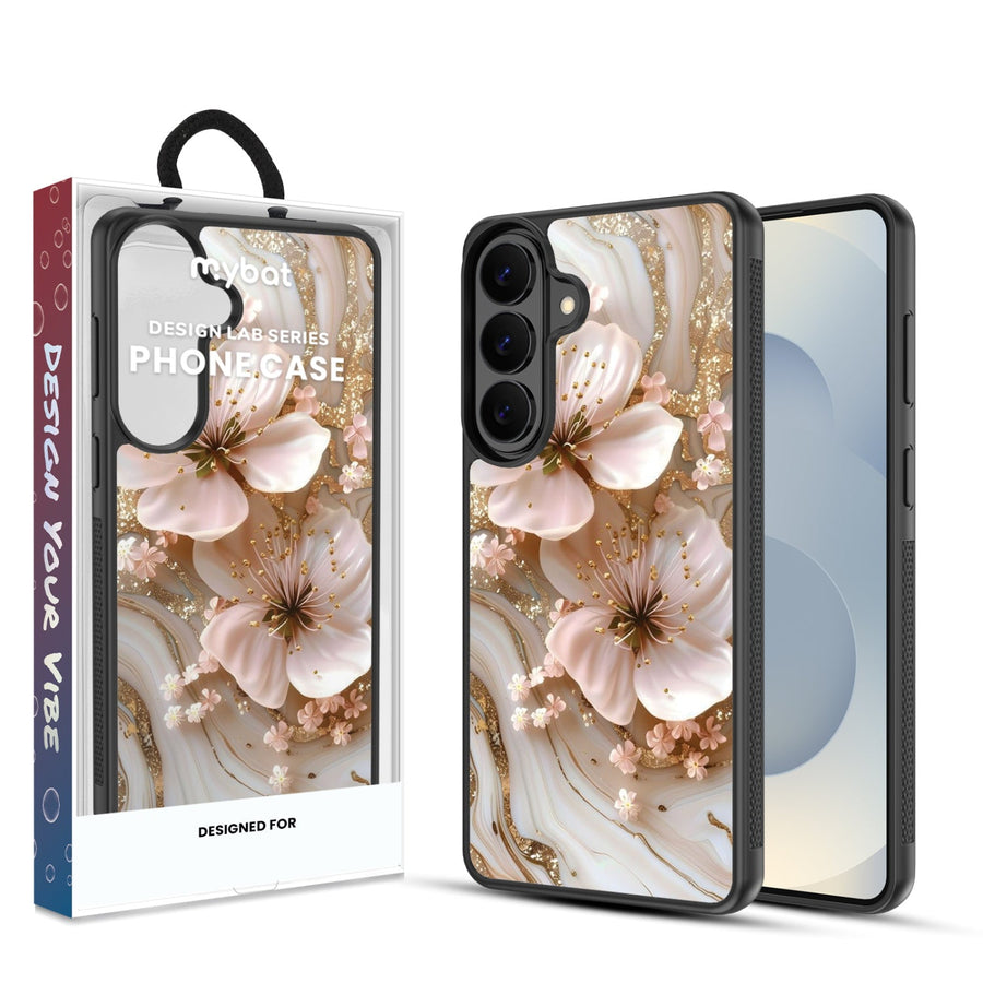 MyBat Design Lab Series Case for Samsung Galaxy S26 Plus - Golden Petal Glow