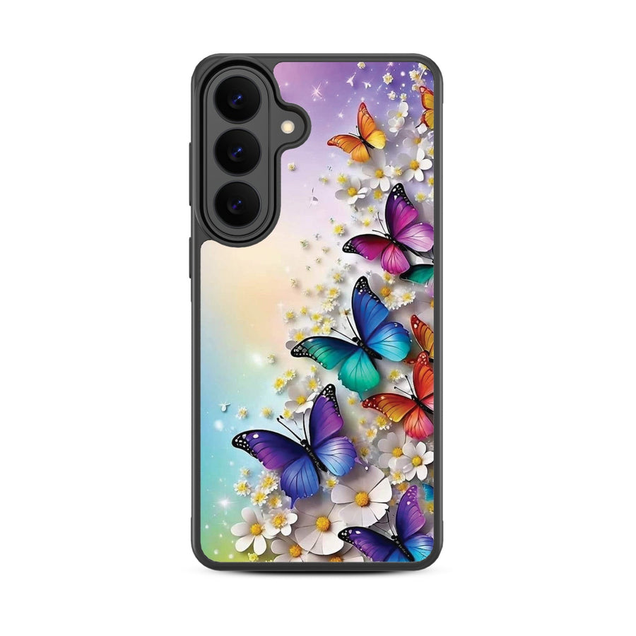 MyBat Design Lab Series Case for Samsung Galaxy S26 Plus - Rainbow Butterflies