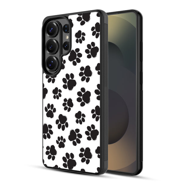 MyBat Design Lab Series Case for Samsung Galaxy S26 Ultra - Black Paw Prints - MSS26UCSLESM002-2.jpg