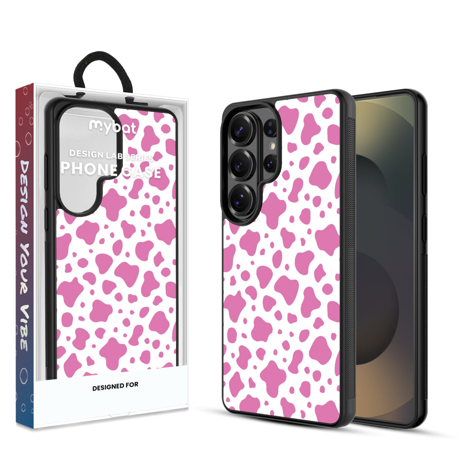 MyBat Design Lab Series Case for Samsung Galaxy S26 Ultra - Pink Cow Print - MSS26UCSLESM015-1.jpg