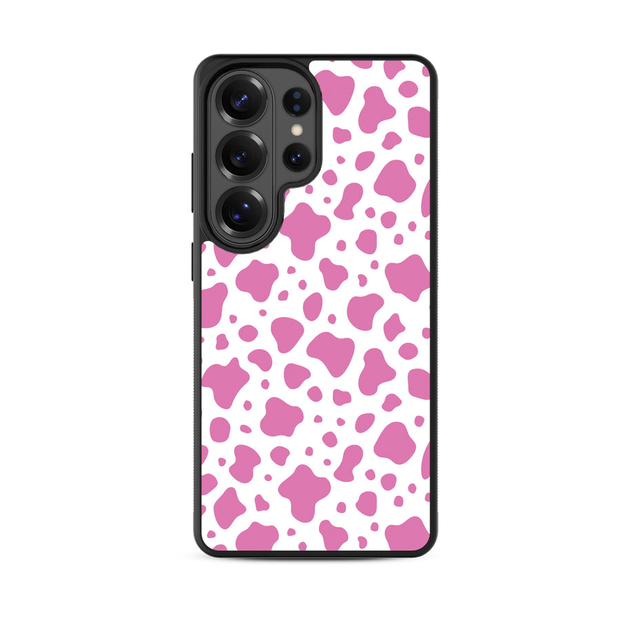 MyBat Design Lab Series Case for Samsung Galaxy S26 Ultra - Pink Cow Print - MSS26UCSLESM015-3.jpg