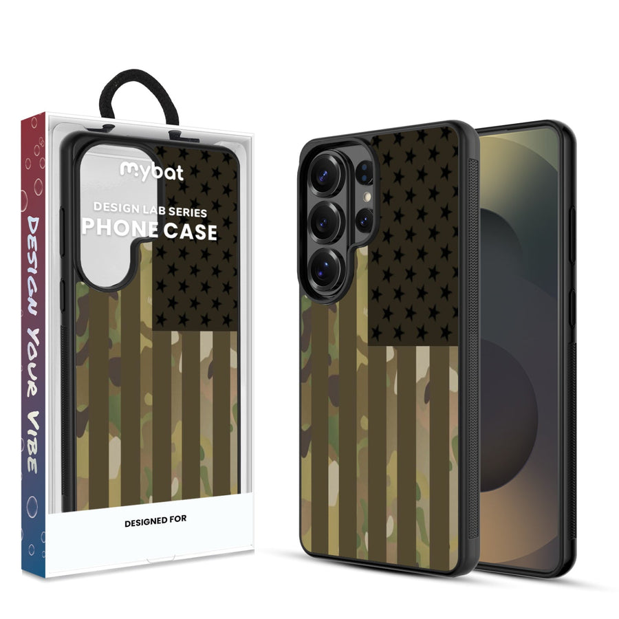 MyBat Design Lab Series Case for Samsung Galaxy S26 Ultra - Military Camouflage American Flag