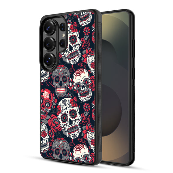MyBat Design Lab Series Case for Samsung Galaxy S26 Ultra - Sugar Rose Skulls - MSS26UCSLESM418-2.jpg