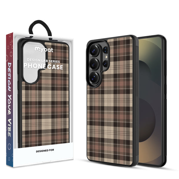 MyBat Design Lab Series Case for Samsung Galaxy S26 Ultra - Mocha Flannel - MSS26UCSLESM431-1.jpg