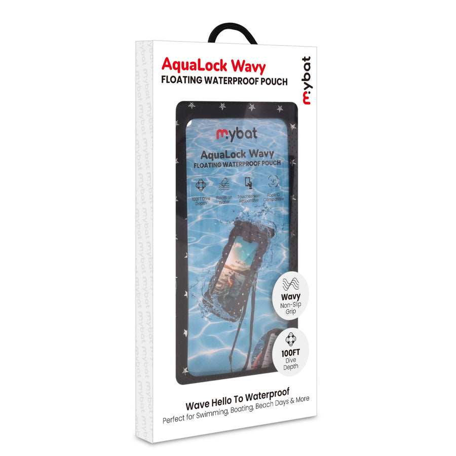 MyBat AquaLock MyBat AquaLock Wavy Floating Waterproof Pouch - Black - MUNIWTPF083-1.JPG