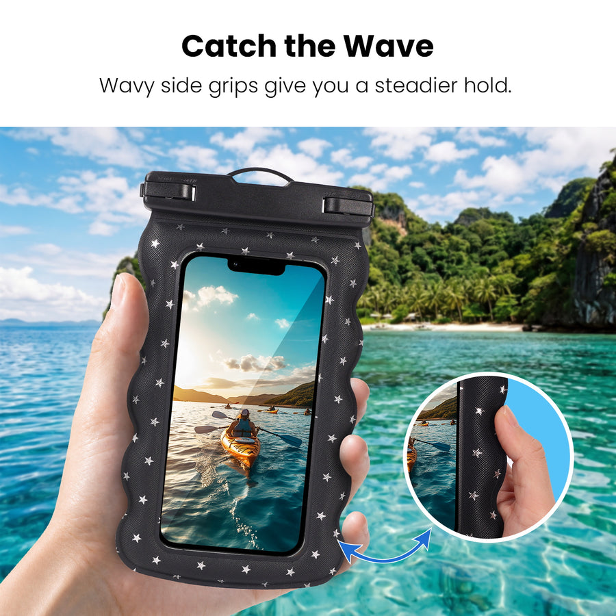 MyBat AquaLock MyBat AquaLock Wavy Floating Waterproof Pouch - Black - MUNIWTPF083-3.JPG