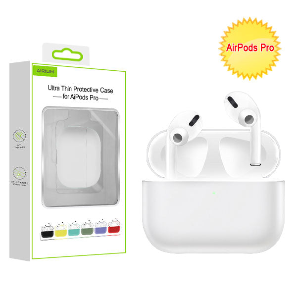 Airium Ultra Thin Protective Case for Apple AirPods Pro with Wireless Charging Case - White - NAIRPODSPCASK171-1.jpg