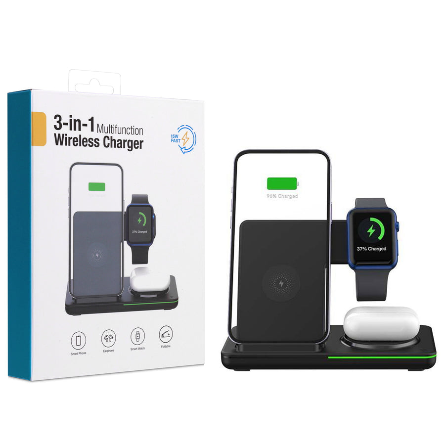 Neutral 3-in-1 Wireless Charging Station - Black - NCGWIRC15PW.JPG