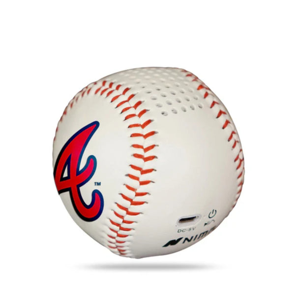 NiMA Officially Licensed MLB Baseball Bluetooth Speaker - Atlanta Braves - NIMABTSPKR-BRAVES-2.jpg