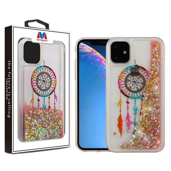 MyBat Quicksand Glitter Hybrid Protector Cover for Apple iPhone 11 - Dreamcatcher & Gold Stars - NIP11RHPCGTIM011-1.jpg