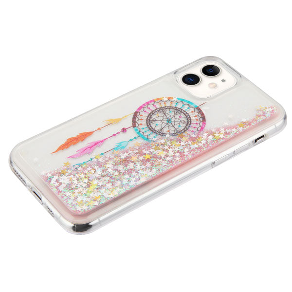 MyBat Quicksand Glitter Hybrid Protector Cover for Apple iPhone 11 - Dreamcatcher & Gold Stars - NIP11RHPCGTIM011-4.jpg