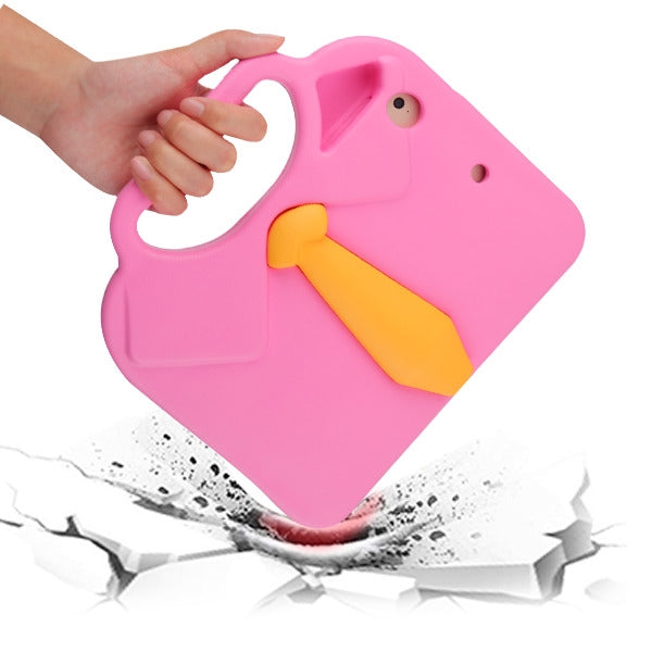Airium Tie Kids Drop-resistant Protector Cover for Apple iPad mini (A1432,A1454,A1455)/iPad mini (2019) / iPad mini 4 (A1538,A1550) - Pink - NIPADMINIHPCEVA044-3.jpg