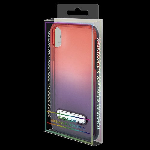 Airium and Black Hybrid Protector Cover (with Magnetic Metal Stand) for Apple iPhone XS Max - Black / Red - NIPXSMAXHPCSAAS8201WP-6.jpg
