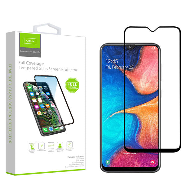 Airium Full Coverage Tempered Glass Screen Protector for Samsung Galaxy A50 / Galaxy A20 - Black - NSAMA20LCDSCPR85A-1.jpg