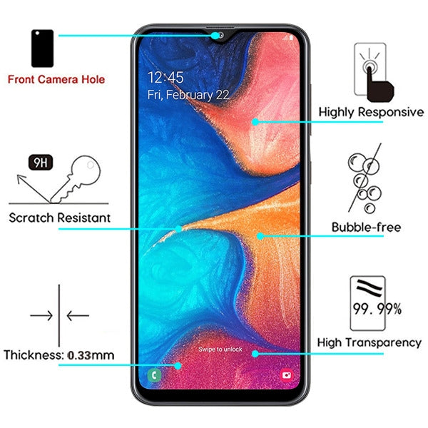 Airium Full Coverage Tempered Glass Screen Protector for Samsung Galaxy A50 / Galaxy A20 - Black - NSAMA20LCDSCPR85A-4.jpg