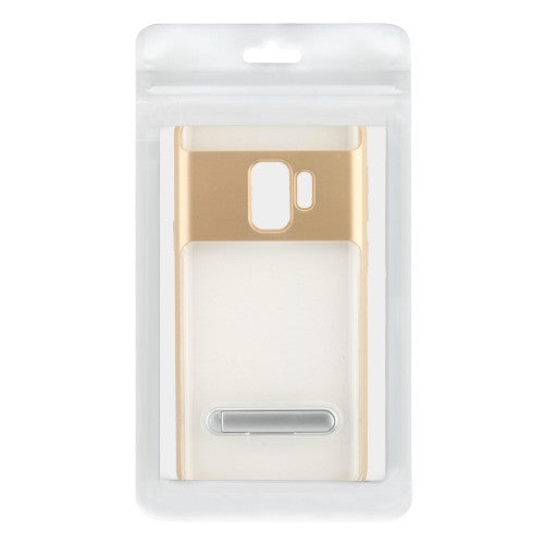 Airium Hybrid Protector Cover (with Magnetic Metal Stand) for Samsung Galaxy S9 - Gold / Transparent Clear - NSAMS9HPCSAAS824NP-6.jpg