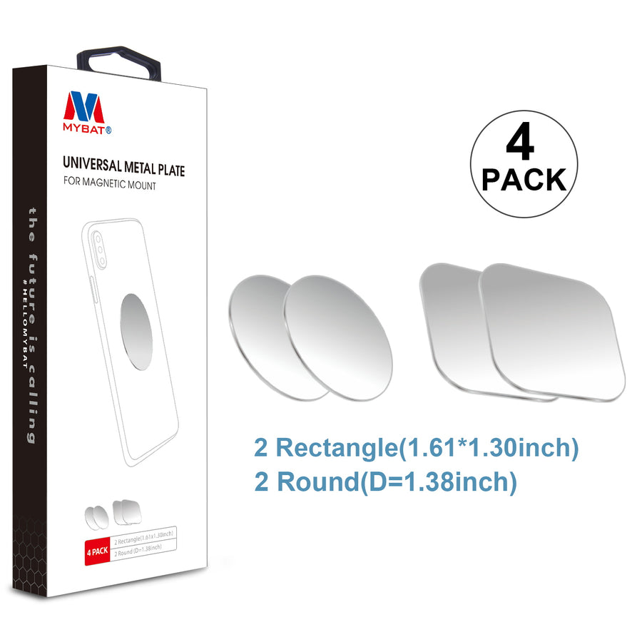 MyBat Universal Metal Plate for Magnetic Mount(4-pack) - Silver - OTHHOMEHOD120-1.png