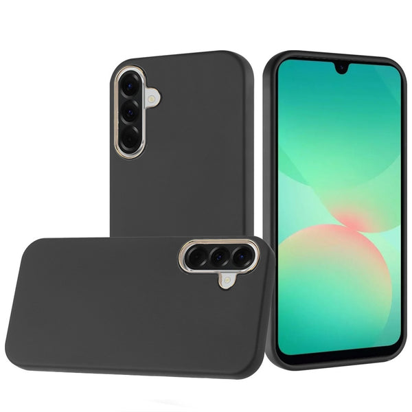 Classy Slick CHRomed Around Hybrid Case Cover For Samsung Galaxy A27 - Black - QBCLASS-A27-BK.jpg