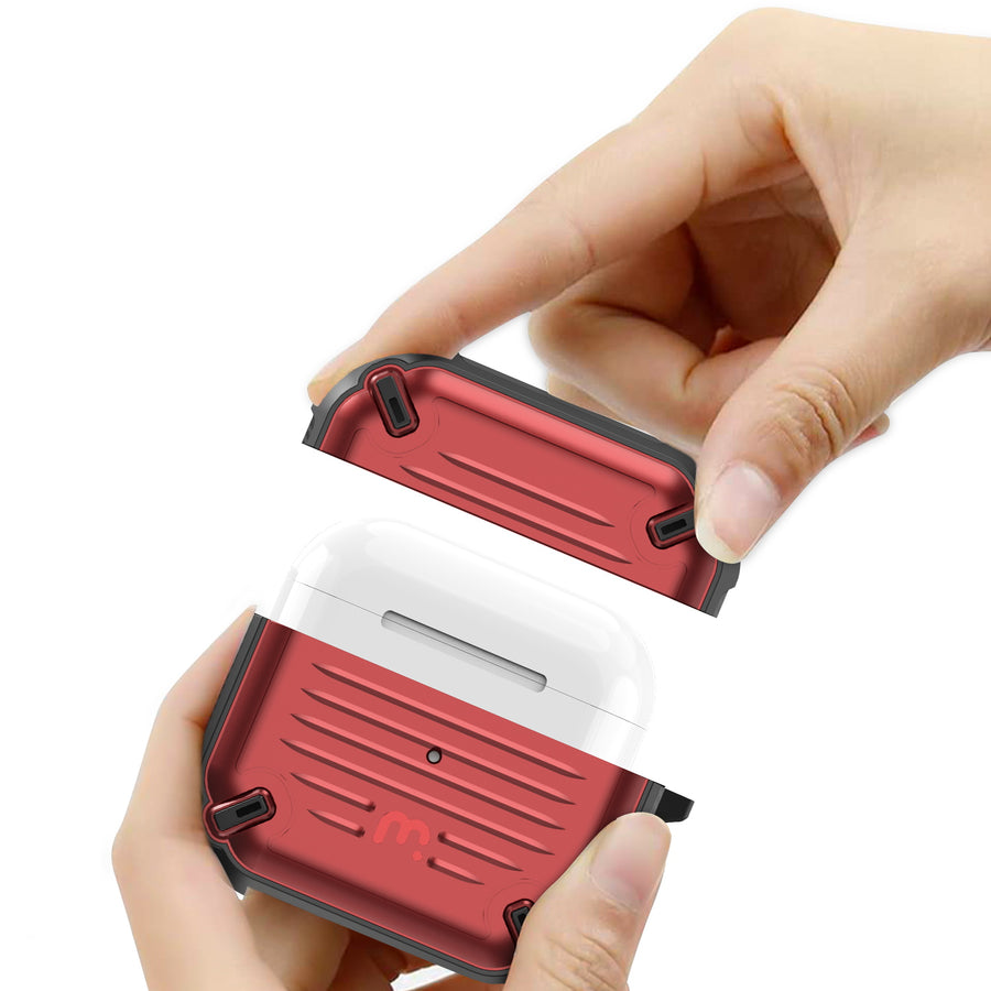 MyBat Pro Armor Series Case for Apple AirPods 3 - Red - RAIRP3PCSFSSS022-6.jpg